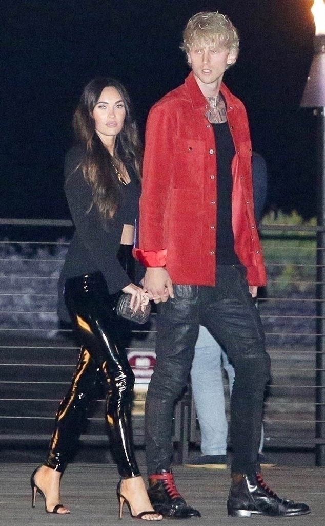 Megan Fox Looks Effortlessly Chic During Date Night With Machine